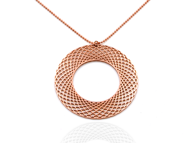 Edelstahlkette mit Anhänger  (75cm)